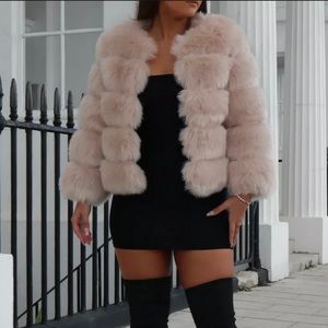 NWT Faux Fur Coat